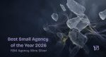Image: Best Small Marketing Agency of the Year 2026. YBM Agency Wins Silver